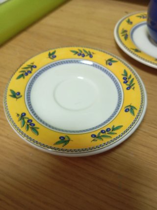 Juego de café 4 tazas y platos