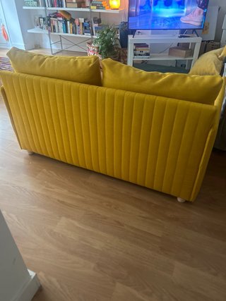 Sofá Cama Amarillo Nuevo sin uso