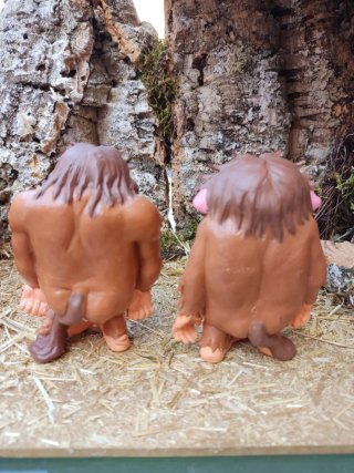 Figuras goma (PVC) David el Gnomo, zorro y trolls