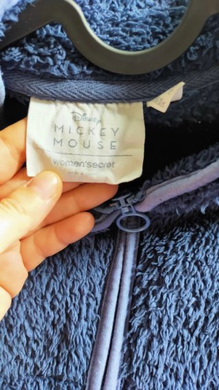 Bata polar Mickey Mouse azul