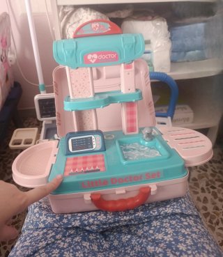Centro Médico, Maletín y Carrito Veterinario +bebé