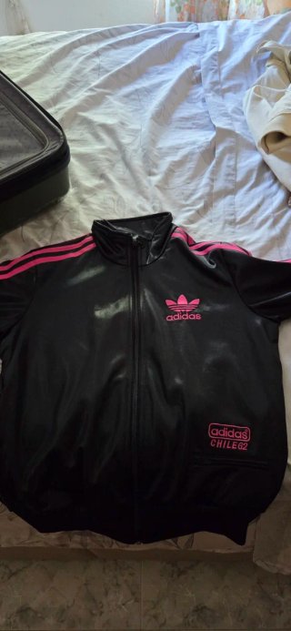 Chaqueta Adidas Negra y Rosa