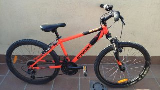 Bicicleta Rockrider 500 Naranja