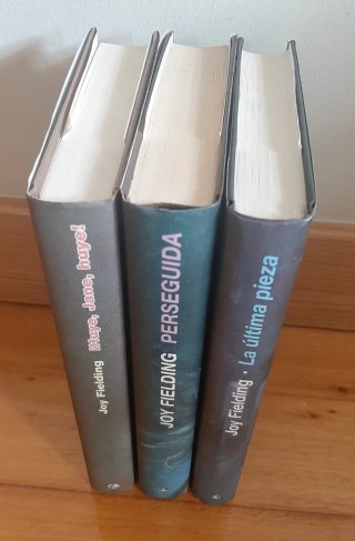 3 libros de Joy Fielding nuevos de tapa dura