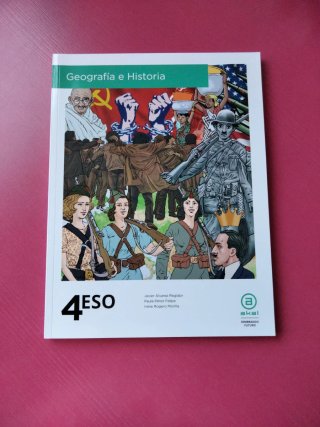 Libro geografía e historia 4 eso Akal