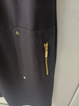 Vestido negro Cortefiel talla L