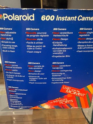 Polaroid 600 Vintage Fotocamera Istantanea