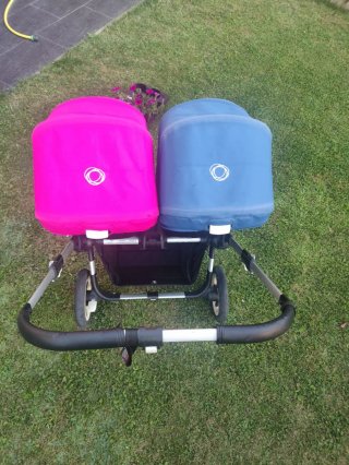 Bugaboo Donkey, 2 sillas, 2capazos y cesta