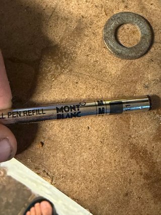 Bolígrafo Montblanc Negro y Plateado