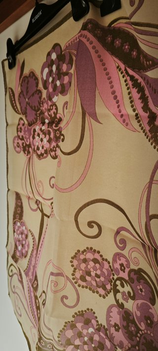 Foulard Vintage Anni '70 Carré Seta Chic
