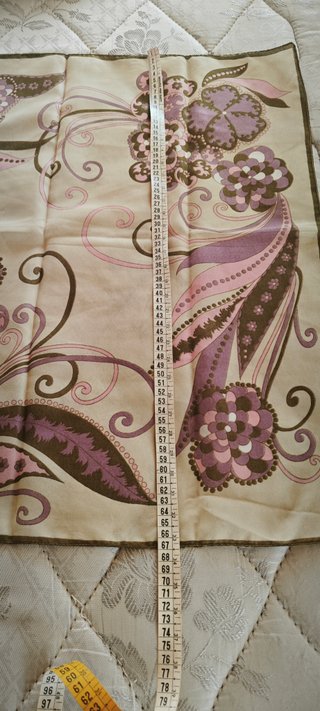 Foulard Vintage Anni '70 Carré Seta Chic