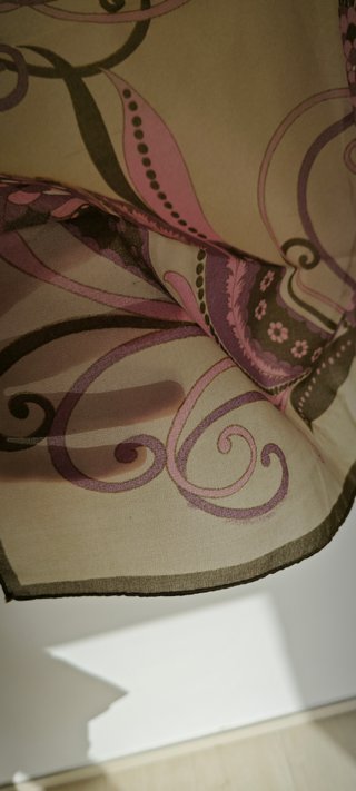 Foulard Vintage Anni '70 Carré Seta Chic
