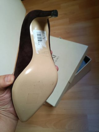 Zapatos Armani Marrones Tacon Mujer nuevos