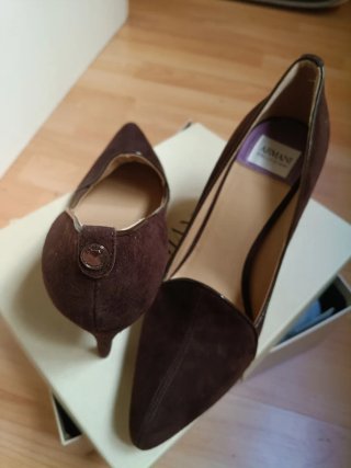 Zapatos Armani Marrones Tacon Mujer nuevos