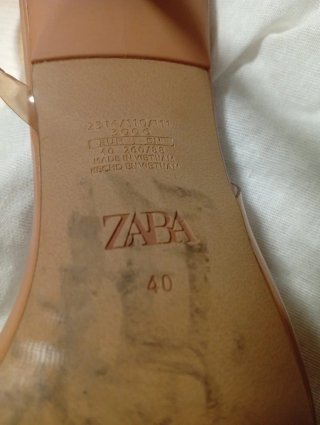 Sandalias Zara mujer transparentes tacón