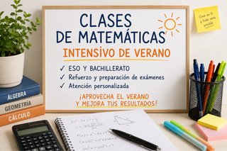 Intensivo matemáticas en verano