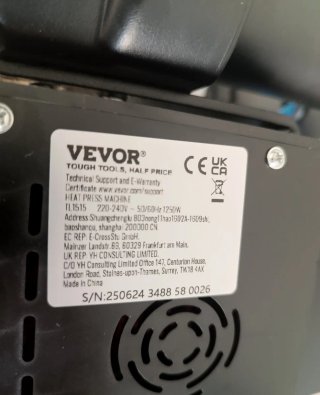 Prensa de Calor Vevor 8 en 1