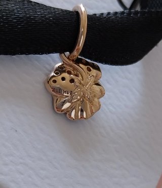 Charm Colgante Pandora Pensamiento Morado