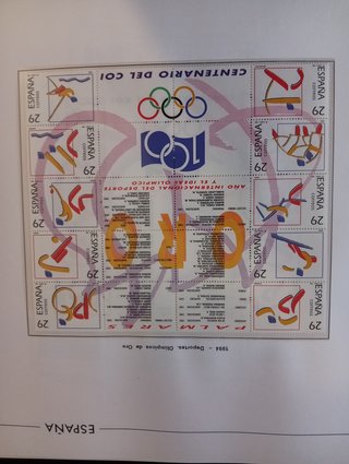 Colección Sellos de España Juan Carlos I 1993-1996