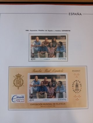 Colección Sellos de España Juan Carlos I 1993-1996