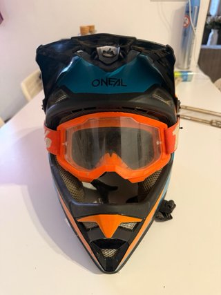 Casco O'Neal Enduro/DH/MTB + Maschera 100%