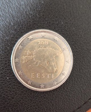 Moneta 2 Euro Estonia 2011 comune