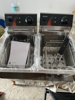 Freidoras dónde VEVOR 6L + 6L Nuevas