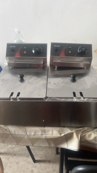Freidoras dónde VEVOR 6L + 6L Nuevas