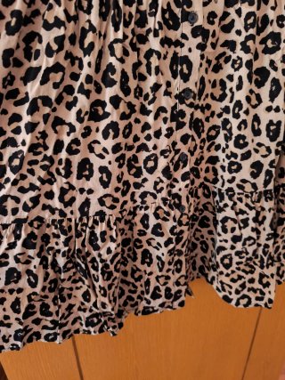Vestido camisero leopardo Stradivarius Talla S