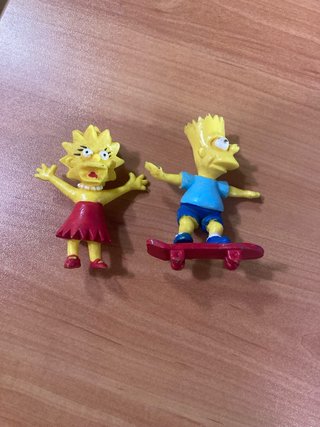 Figuras PVC Los Simpsons Bart y Lisa