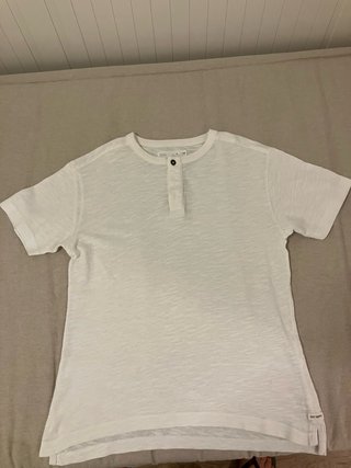 Camiseta Zara Blanca Niño Talla 8