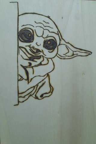 Cuadro de madera para la puerta de una habitacion