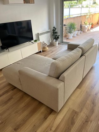 Sofá 3 plazas beige JYSK