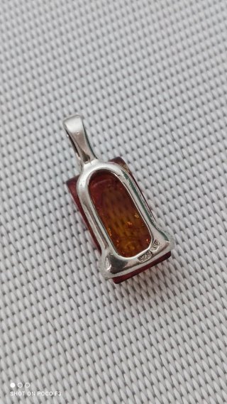 Colgante Plata 925 con Ámbar.