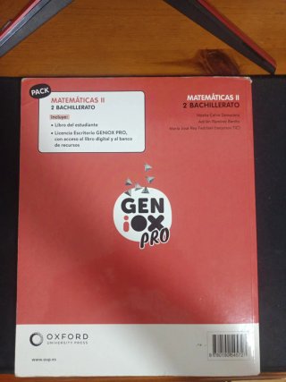 Matemáticas II 2 Bachillerato : Geniox