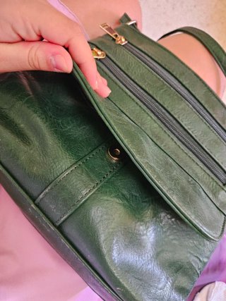 Bolso bandolera verde Shein