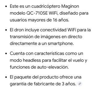 Dron MAGINON QC-710SE WiFi Cuadricóptero