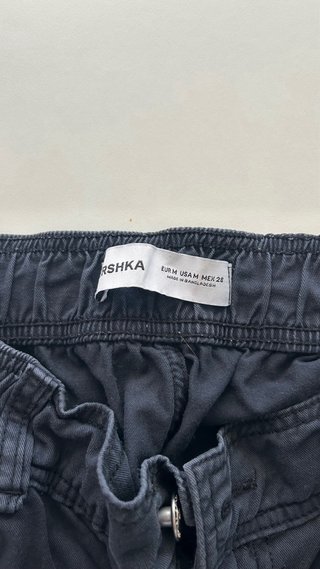 Pantalón cargo azul de mujer