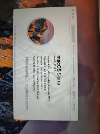 MacBook Pro Apple Plata/Blanco
