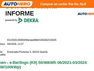 Citroën ë-Berlingo electric drive 100 kW Feel M