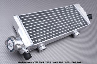 Radiadores KTM SMR / XCF / SXF 450 / 505 2007 2012