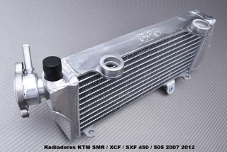 Radiadores KTM SMR / XCF / SXF 450 / 505 2007 2012