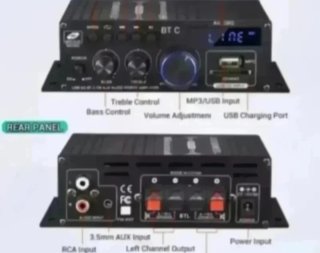 Amplificador AK380 Bluetooth 800W + Mando + Fuente