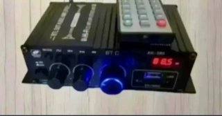 Amplificador AK380 Bluetooth 800W + Mando + Fuente
