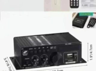 Amplificador AK380 Bluetooth 800W + Mando + Fuente