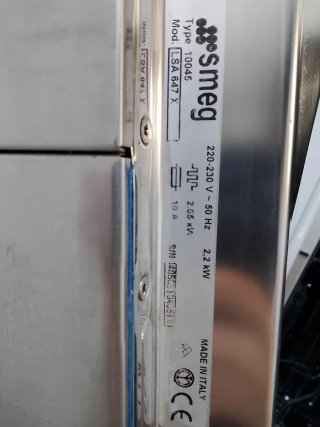 Lavavajillas Acero Inoxidable Smeg