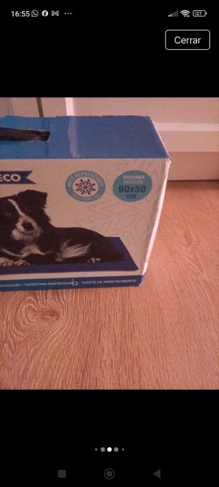 Alfombra refrigerante para perros