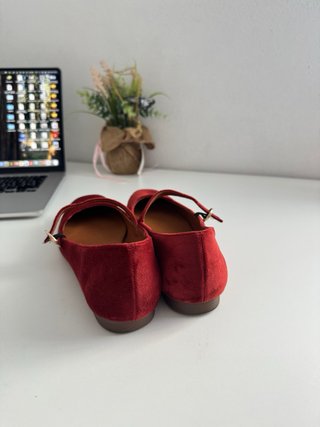 Bailarinas Mary Jane color burdeos – Talla 38
