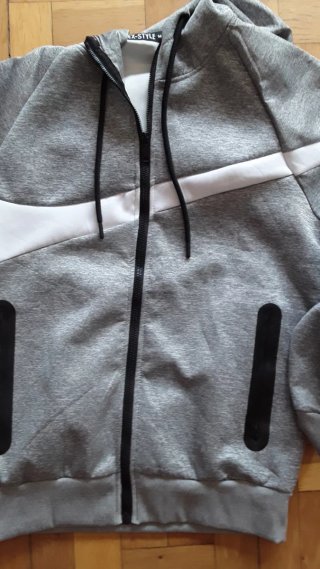 Sudadera FLEX-STYLE con capucha y cremallera M
