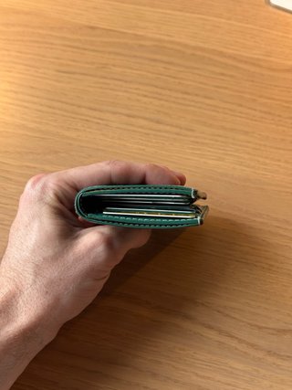 Cartera Goyard Saint Pierre Verde. Original